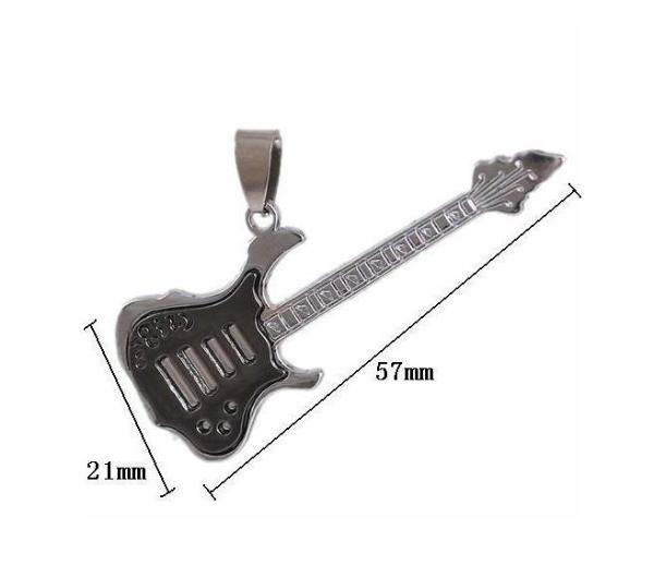 Rock Guitar Necklace Metal - Rock ☆ Spirit 