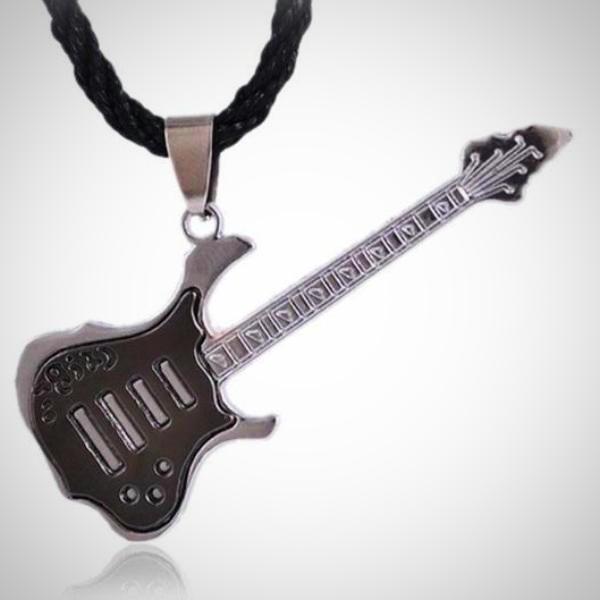 Rock Guitar Necklace Metal - Rock ☆ Spirit 