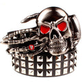 Belt Skull Ghost Devil Metal - Rock ☆ Spirit 