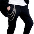 Metal Wallet Chain Silver Rock / Punk - Rock ☆ Spirit 