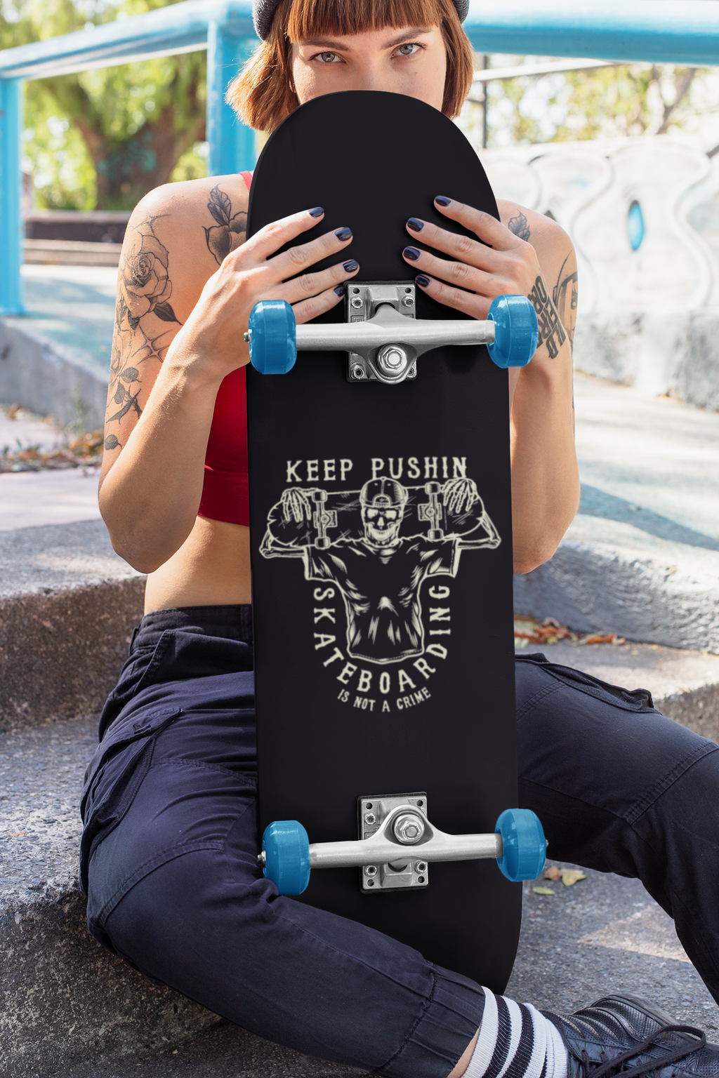 Women T shirt Keep Pushin - Rock ☆ Spirit 