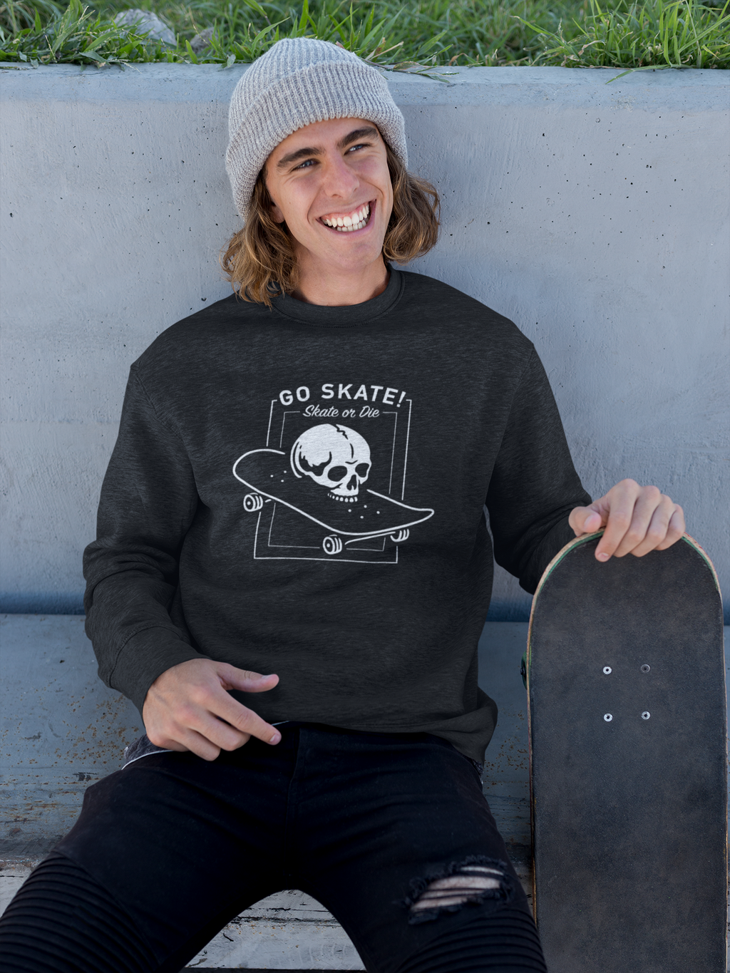 Sweatshirt / Hoodie Skate Or Die - Rock ☆ Spirit 