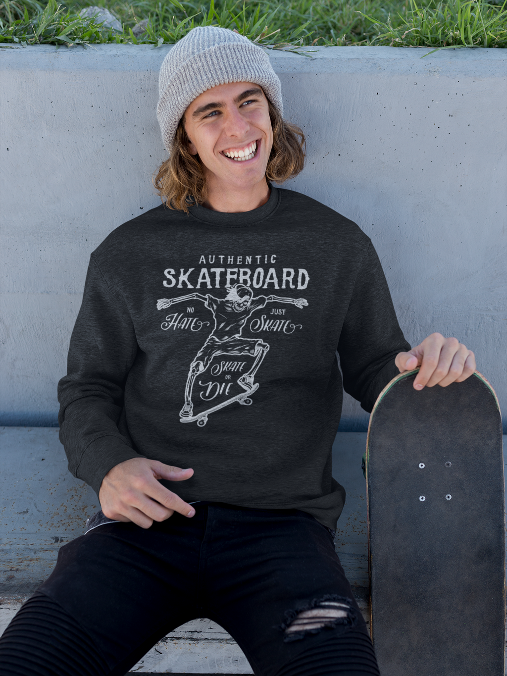 Sweatshirt / Hoodie Hate Skate - Rock ☆ Spirit 