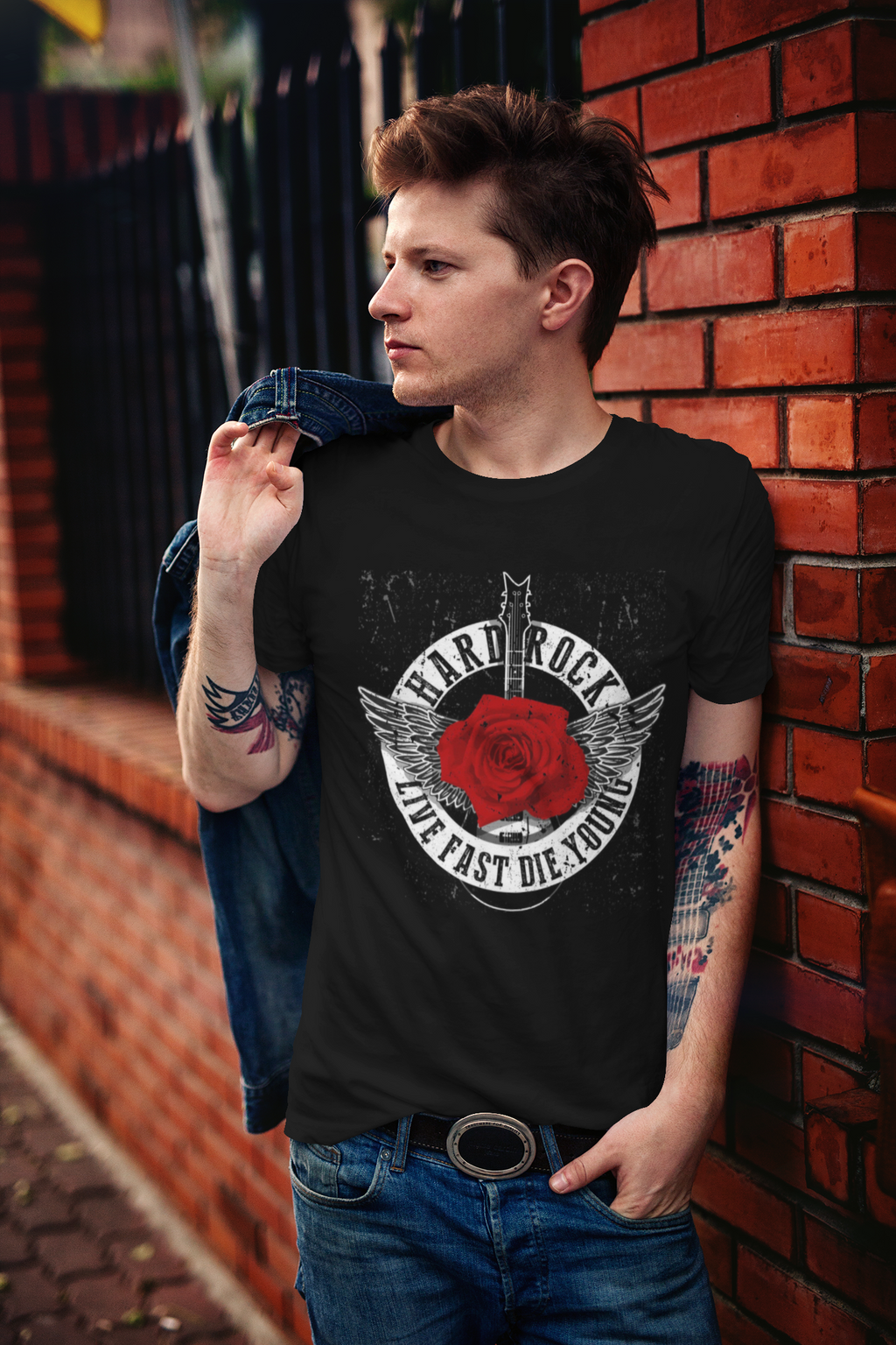 T Shirt Hard Rock Rose - Rock ☆ Spirit 