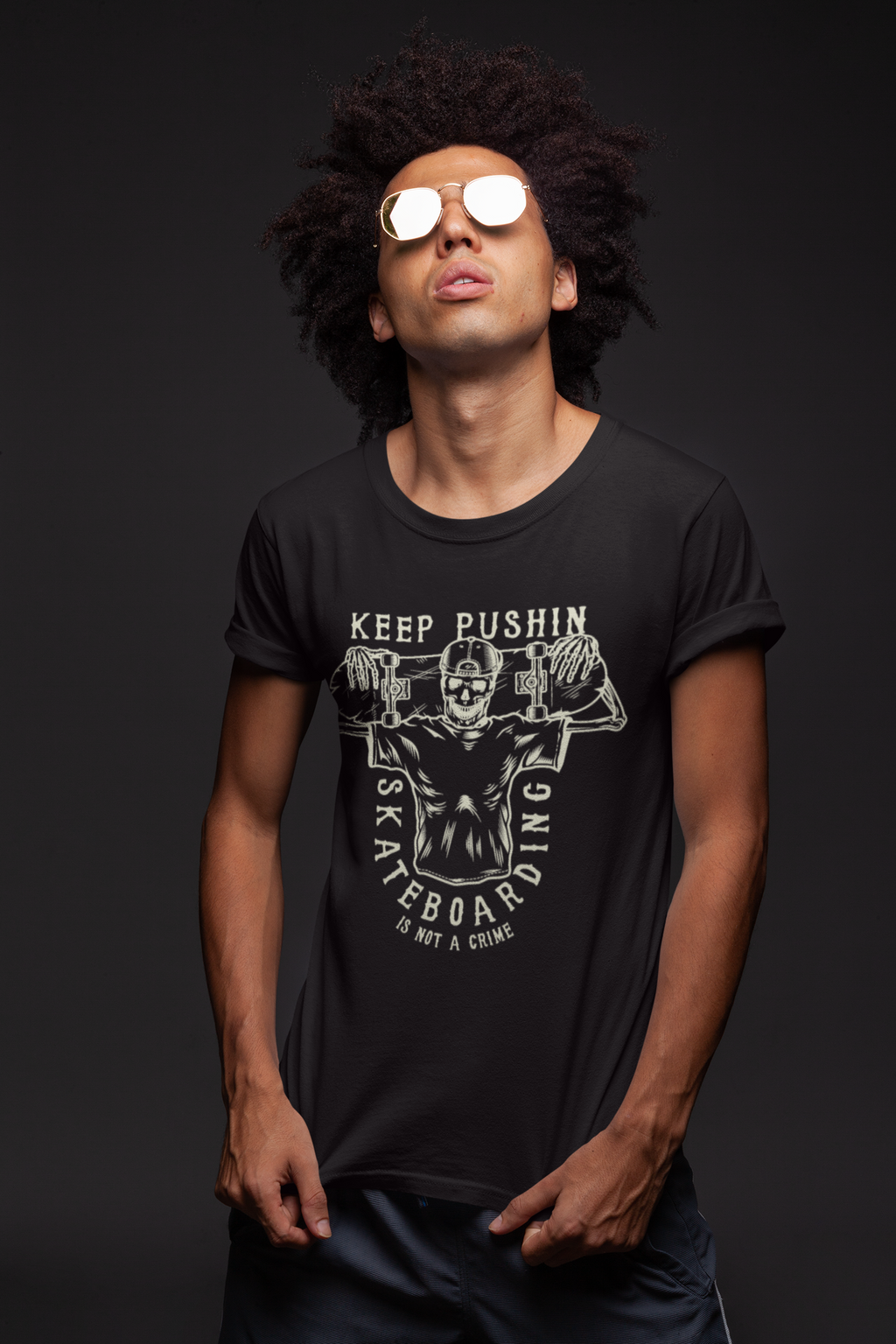 T Shirt Keep Pushin - Rock ☆ Spirit 