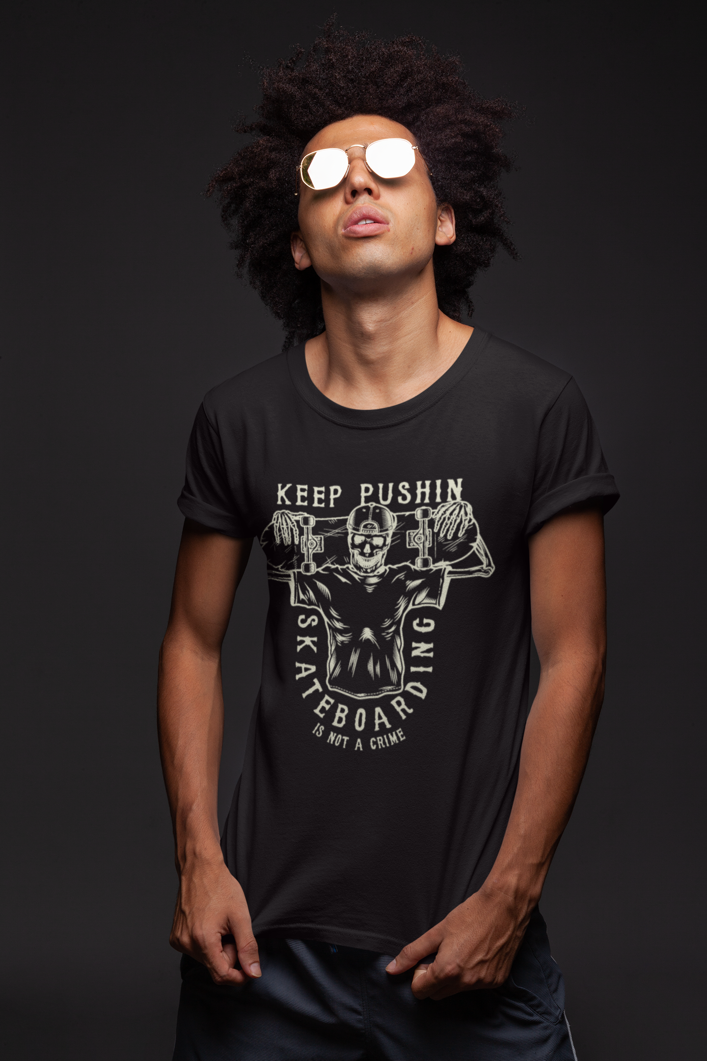 T Shirt Keep Pushin - Rock ☆ Spirit 