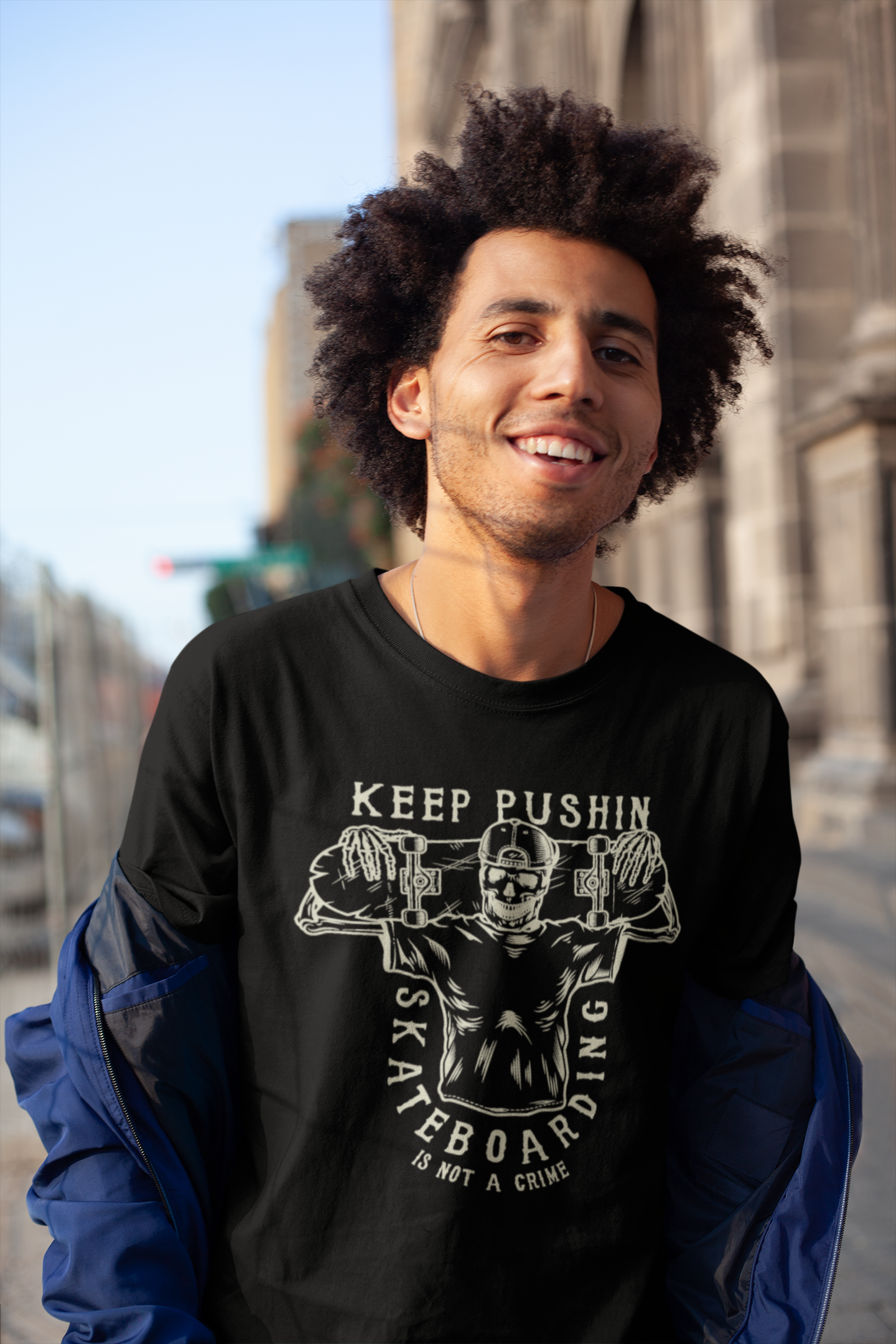 T Shirt Keep Pushin - Rock ☆ Spirit 